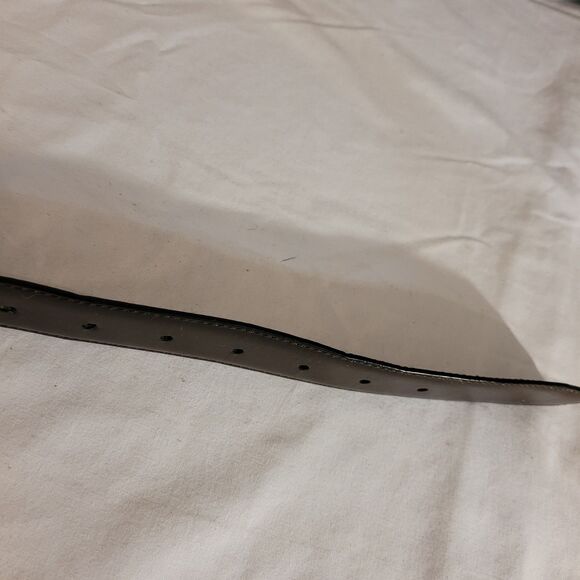 Dockers Men’s Reversible Bet Sz 38-40 Black Brown Faux Leather Silver Buckle - Picture 9 of 10